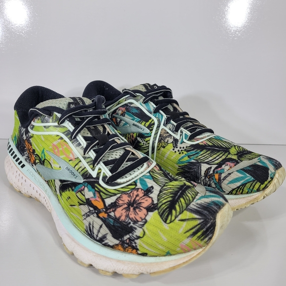 Brooks Adrenaline GTS 20 Womens Size 9 Running Shoes Tropical 1202961B453 - Picture 1 of 9
